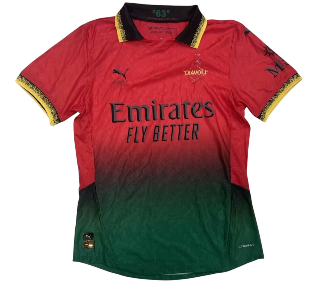 AC MILAN OFF WHITE ROSSA 2024/2025
